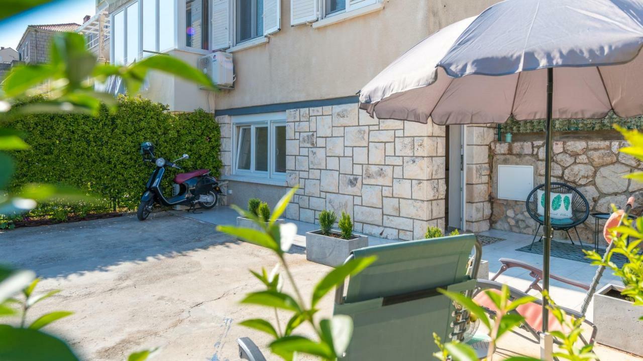 Brand New Studio With Terrace & Parking 杜布罗夫尼克 外观 照片